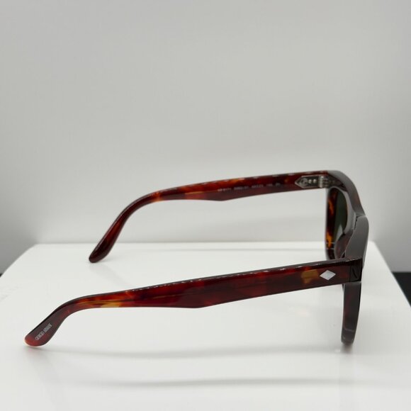 Georgio Armani AR8171 Red Havana Tortoise Frame Green Lenses Sunglasses - Picture 6 of 11